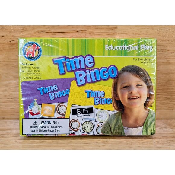 Time Bingo Educational Play Learning Game – Ages 5+ – Sealed – A+ - Picture 7 of 7